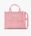 The Leather medium tote bag pink